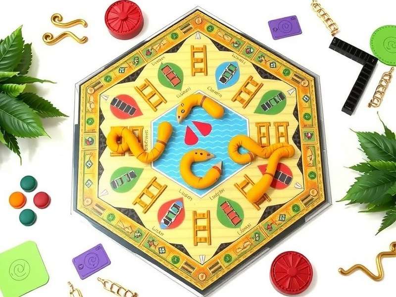 Snakes And Ladders Deluxe Game Board